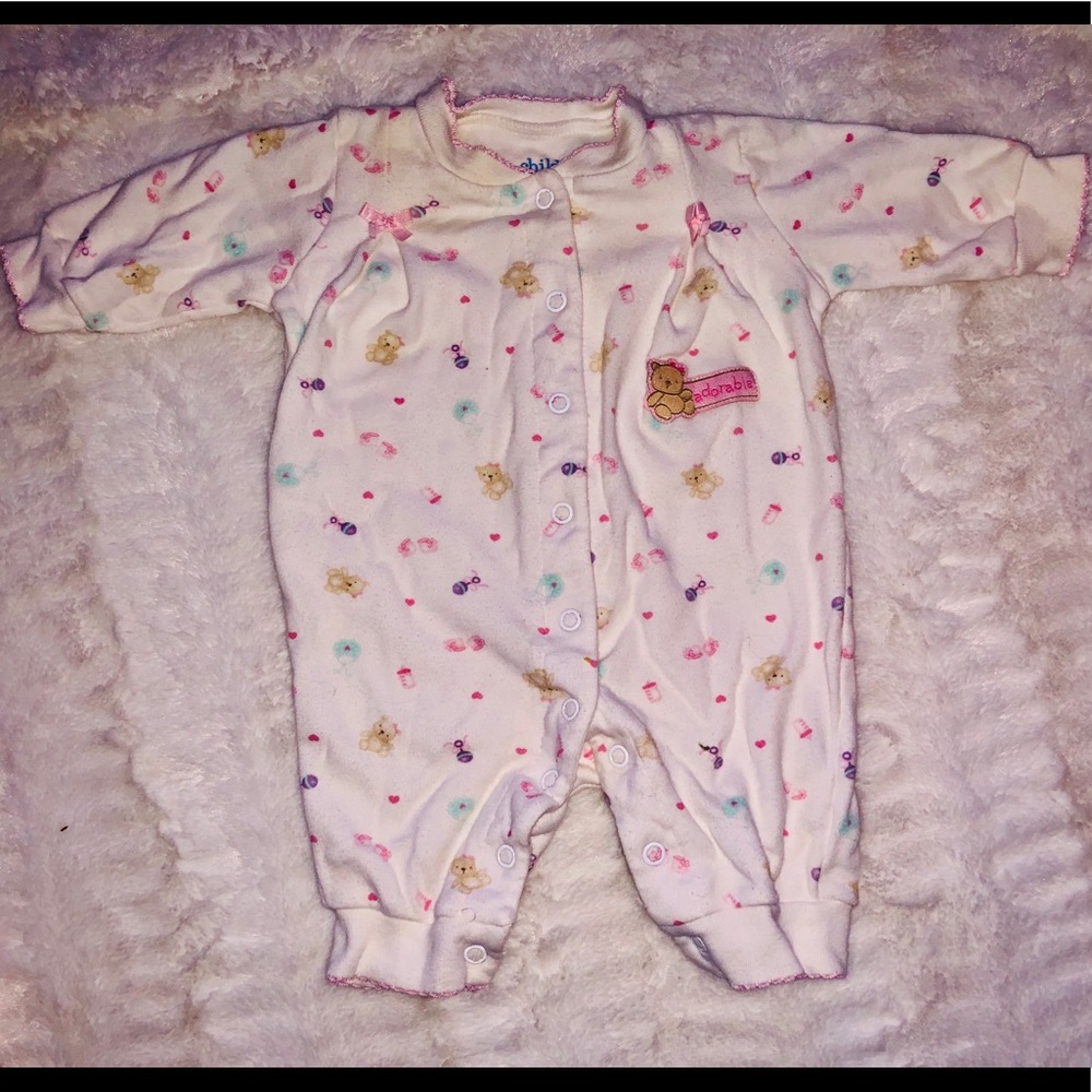 Two Baby Girls Carter’s Sleep/Play - Picture 3 of 3